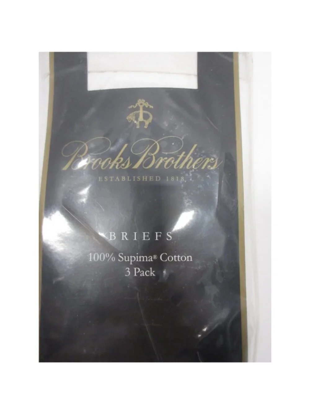 Brooks Brothers Underwear XL 3 Pack Briefs Supima Cotton Comfort NEW